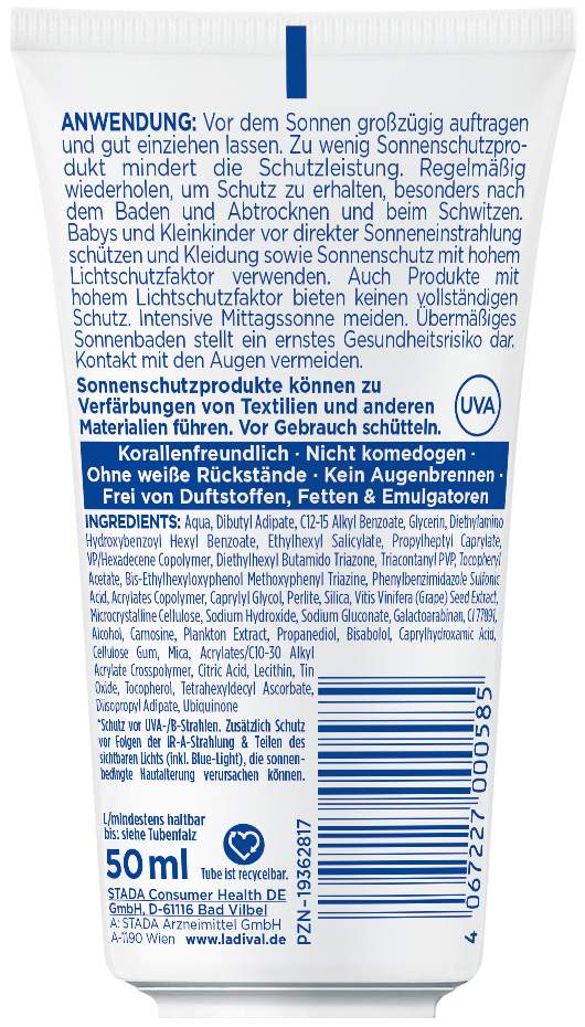 Ladival allergische Haut Sonnenschutz-Gel Gesicht LSF 30 50 ml
