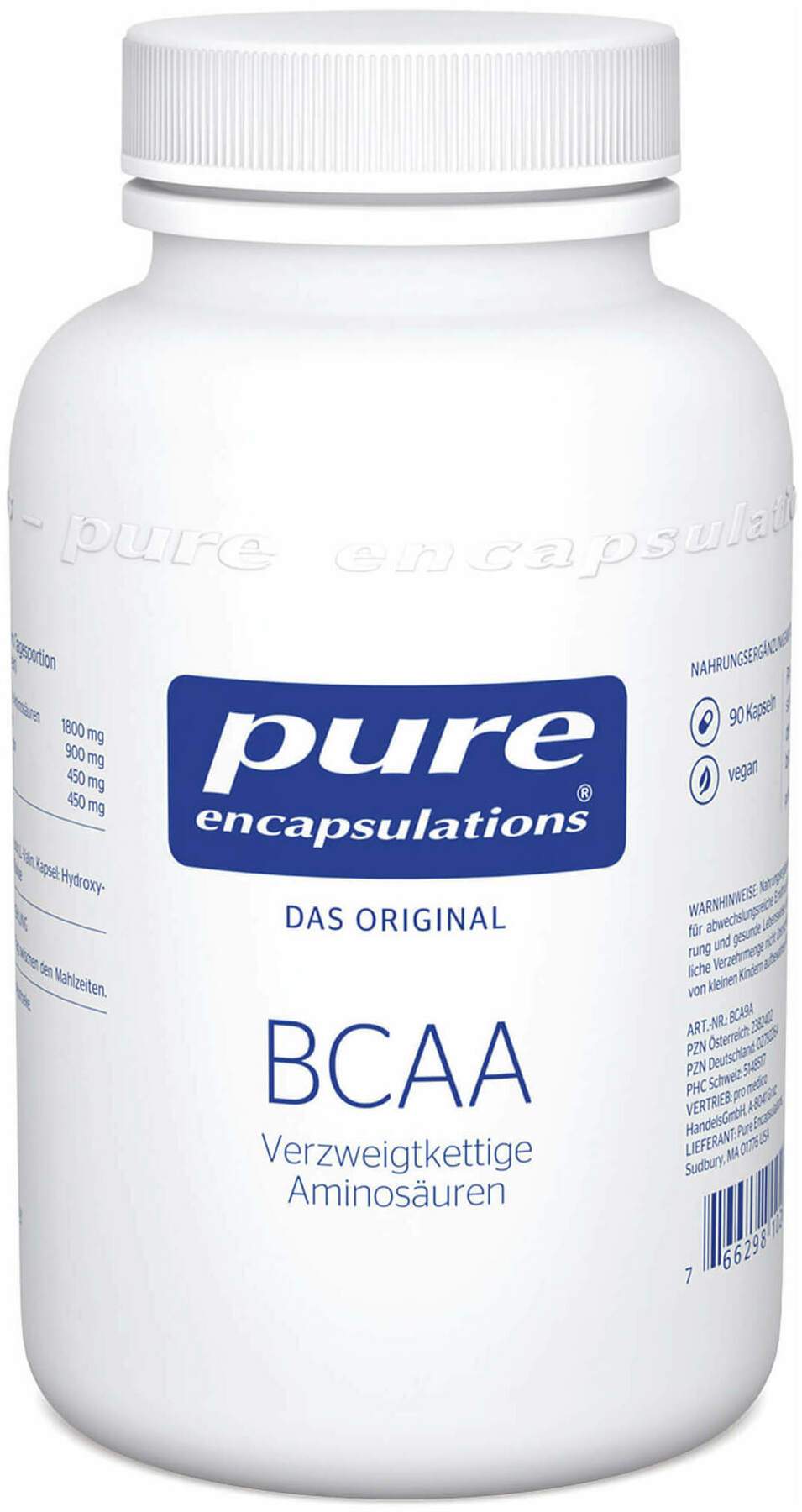 Pure Encapsulations Bcaa Verzweigtkett.As Kapseln