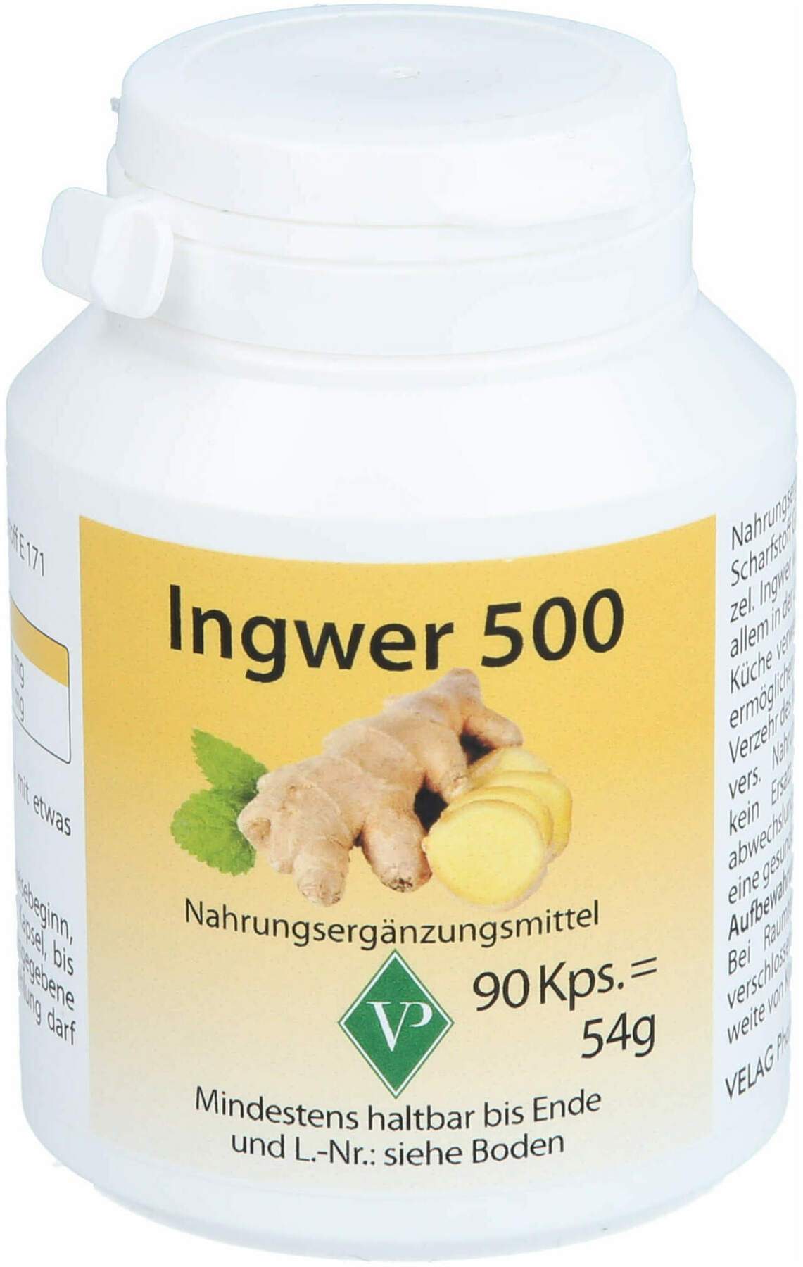 Ingwer 500 Kapseln