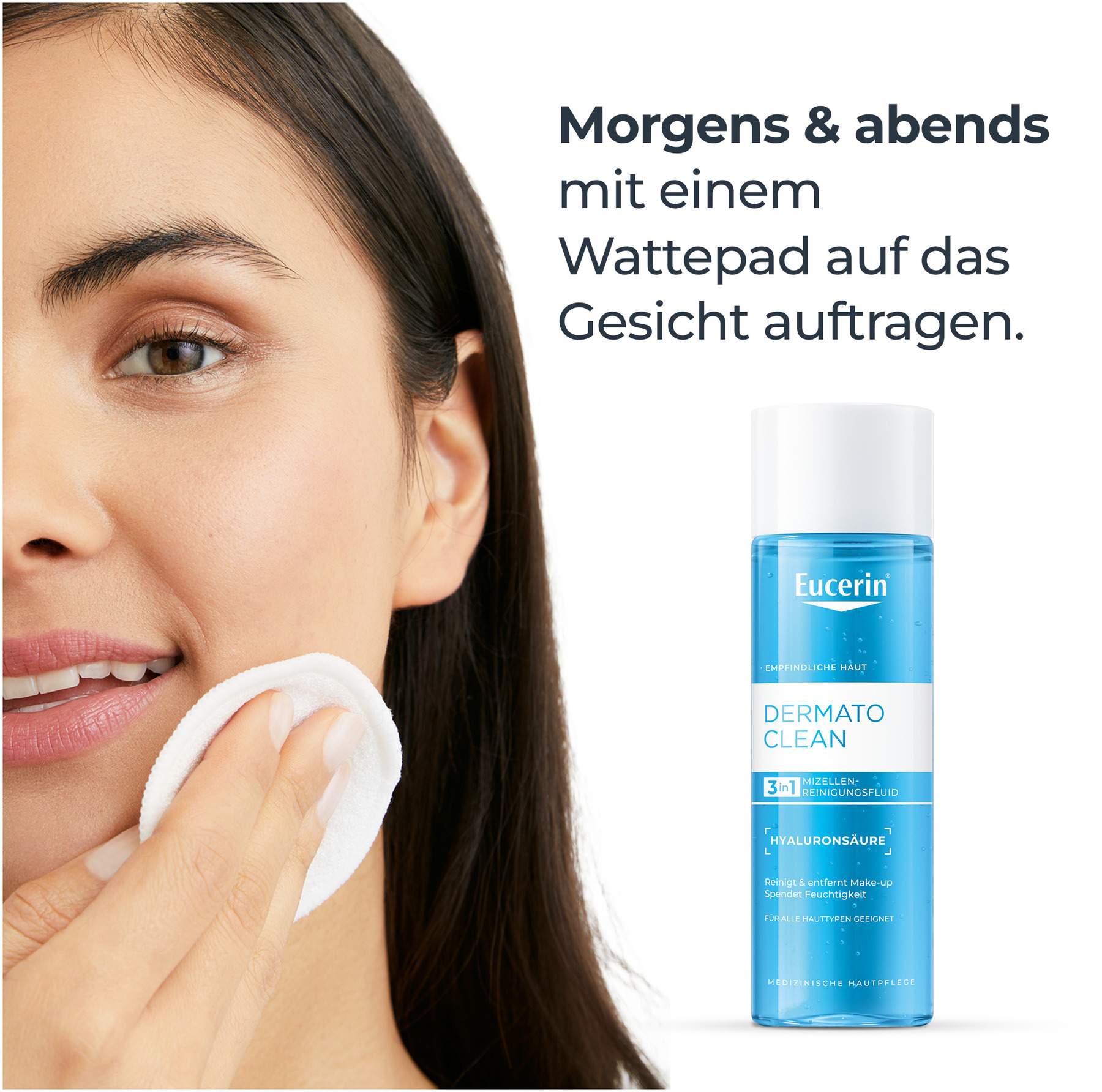 Eucerin Dermatoclean Hyaluron Mizellen Reinigungsfluid 3in1  400 ml