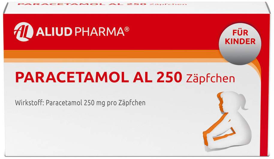 Paracetamol AL 250 mg 10 Kleinkindersuppositorien