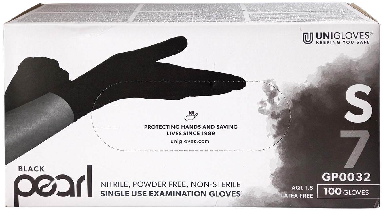 Handschuhe Einmal Nitril S Schwarz
