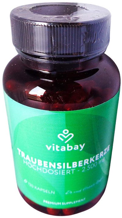 Traubensilberkerze Extrakt 2500 mg Vegan Kapseln