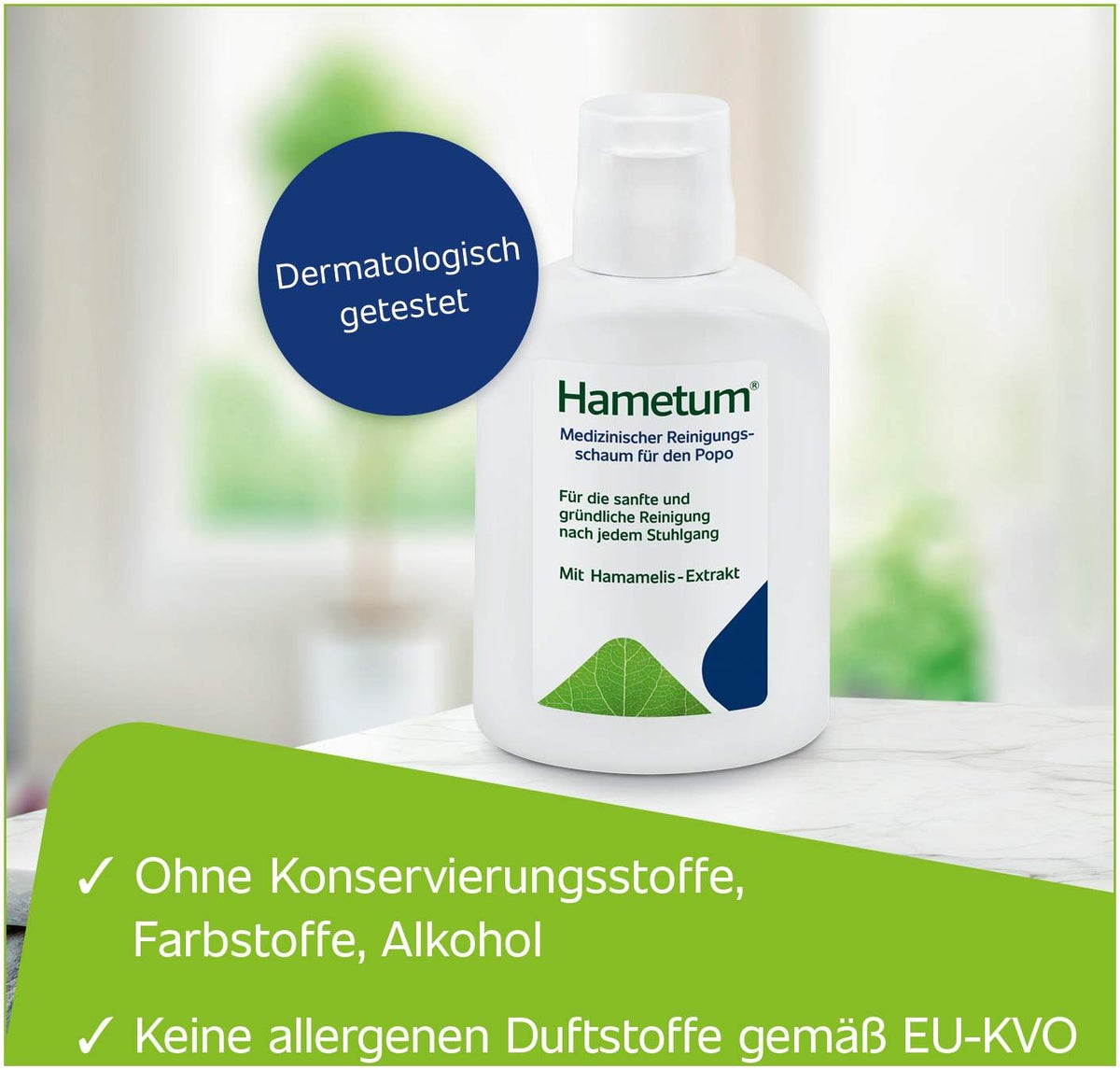 Hametum Medizinischer Reinigungsschaum 100 ml