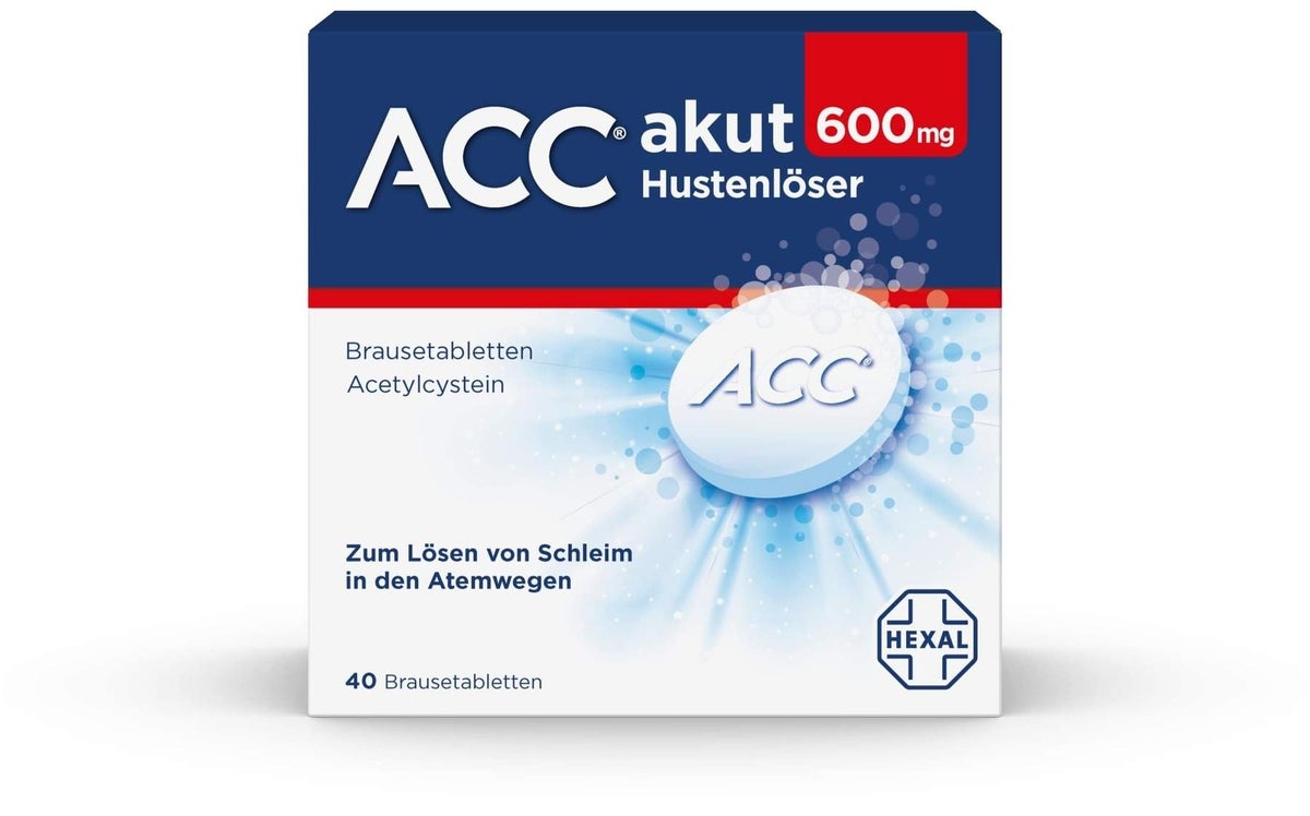 ACC akut 600 mg Hustenlöser 40 Brausetabletten