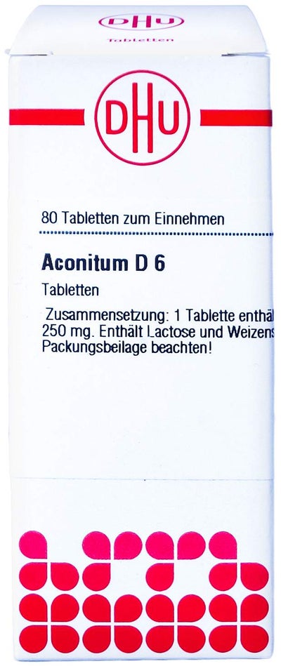 Dhu Aconitum D6 80 Tabletten