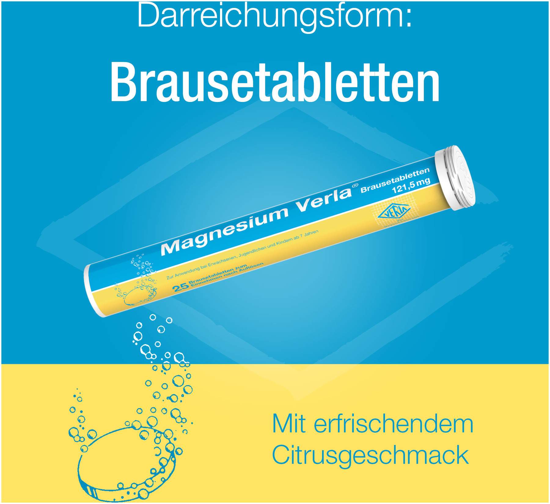 Magnesium Verla Brausetabletten 50 Stück