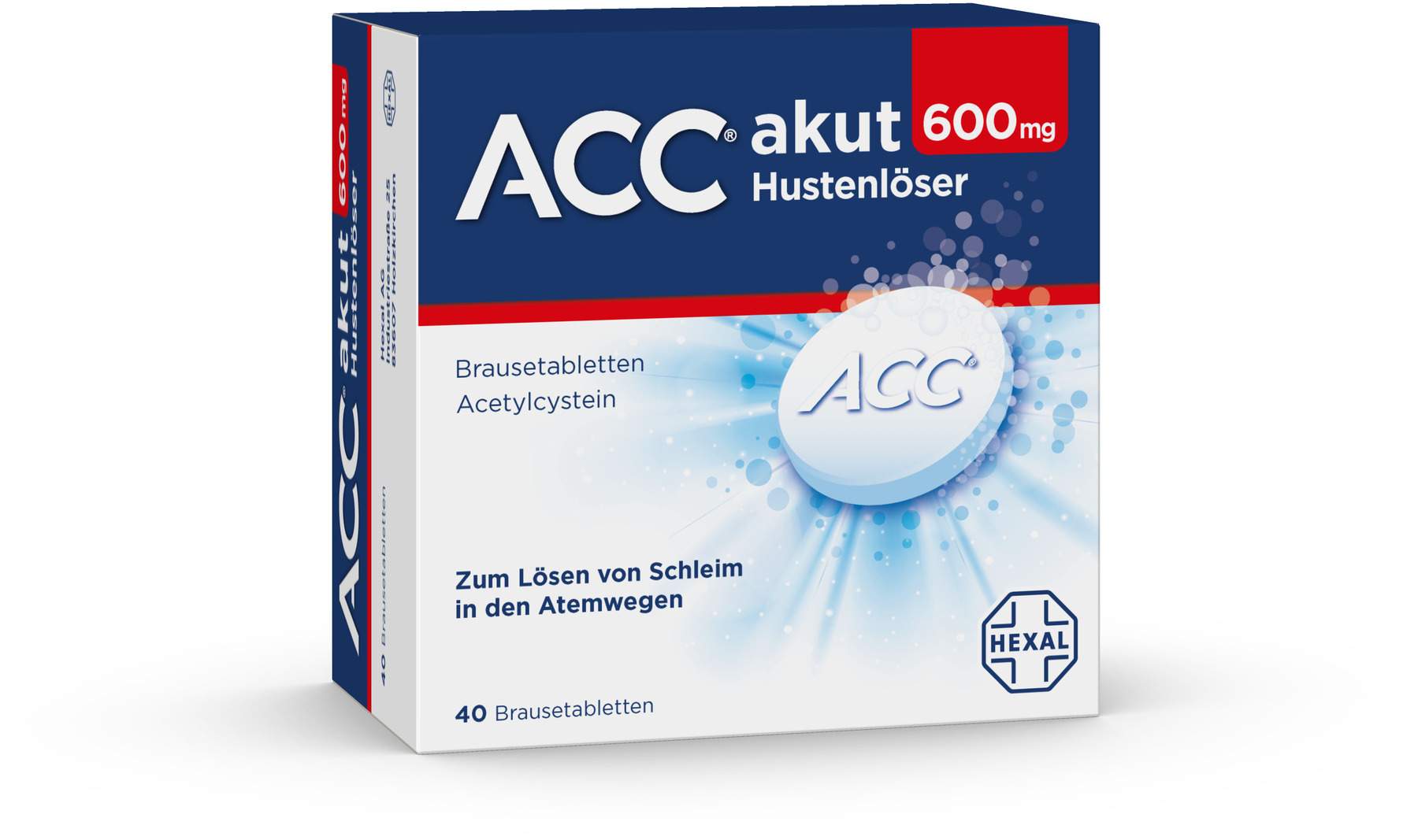 ACC akut 600 mg Hustenlöser 40 Brausetabletten