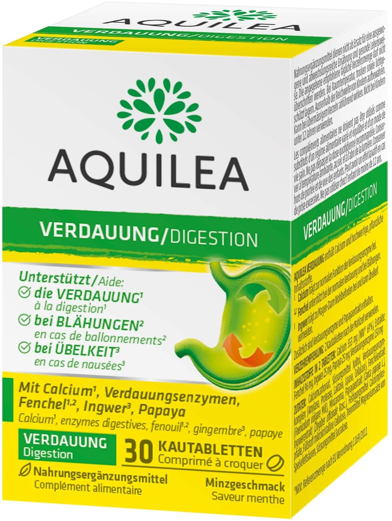 Aquilea Verdauung Kautabletten 30 Stück