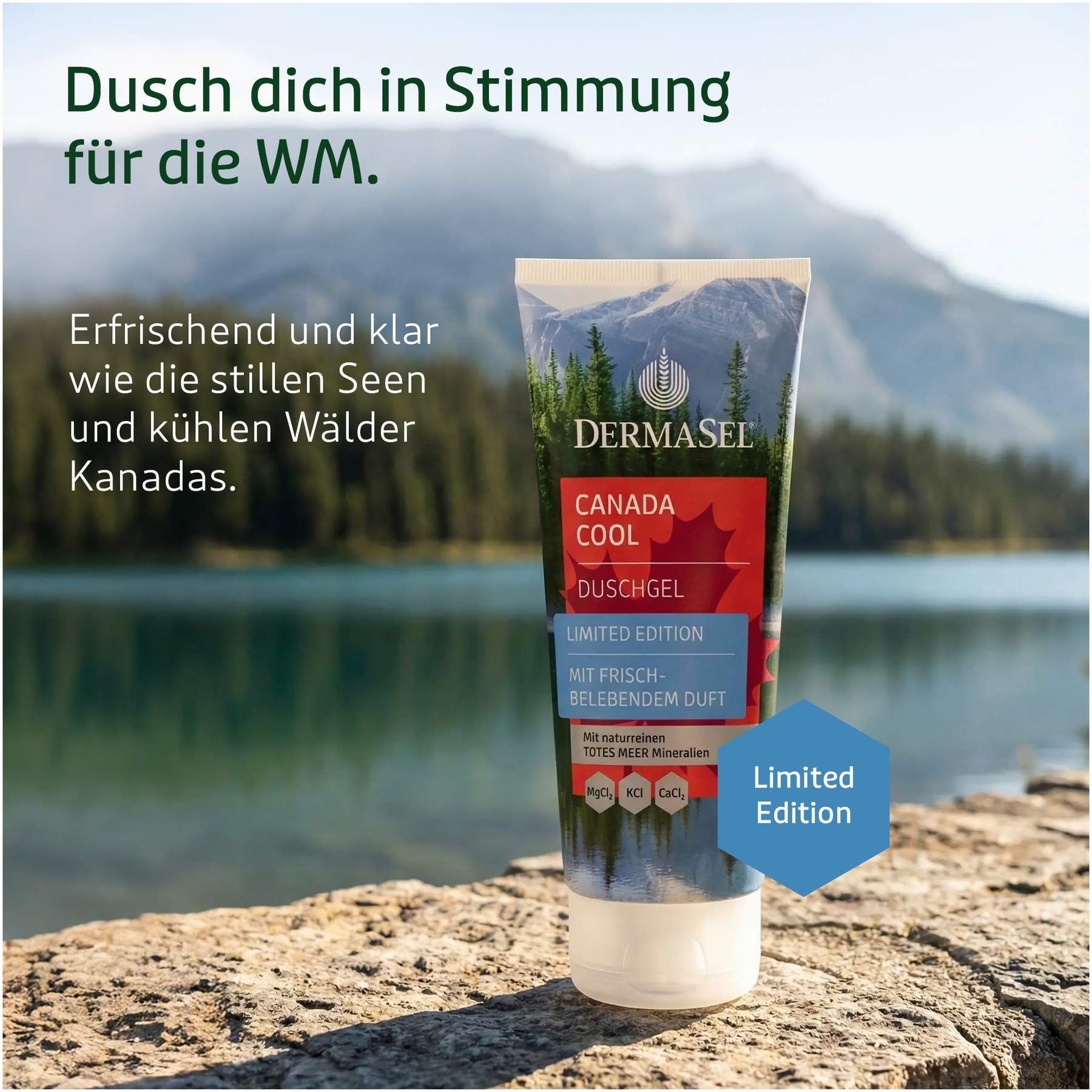 Dermasel Totes Meer Duschgel Canada Cool Limited Edition 100 ml