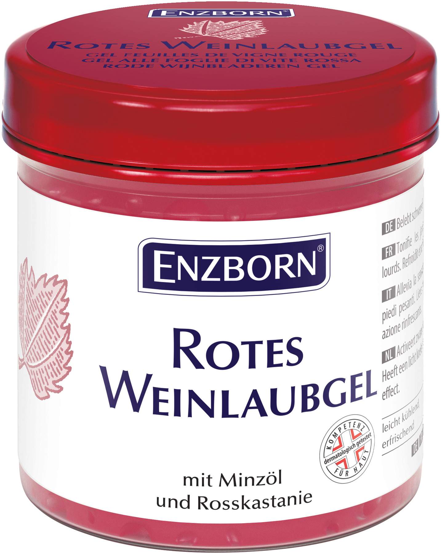 Enzborn rotes Weinlaubgel, 200 ml