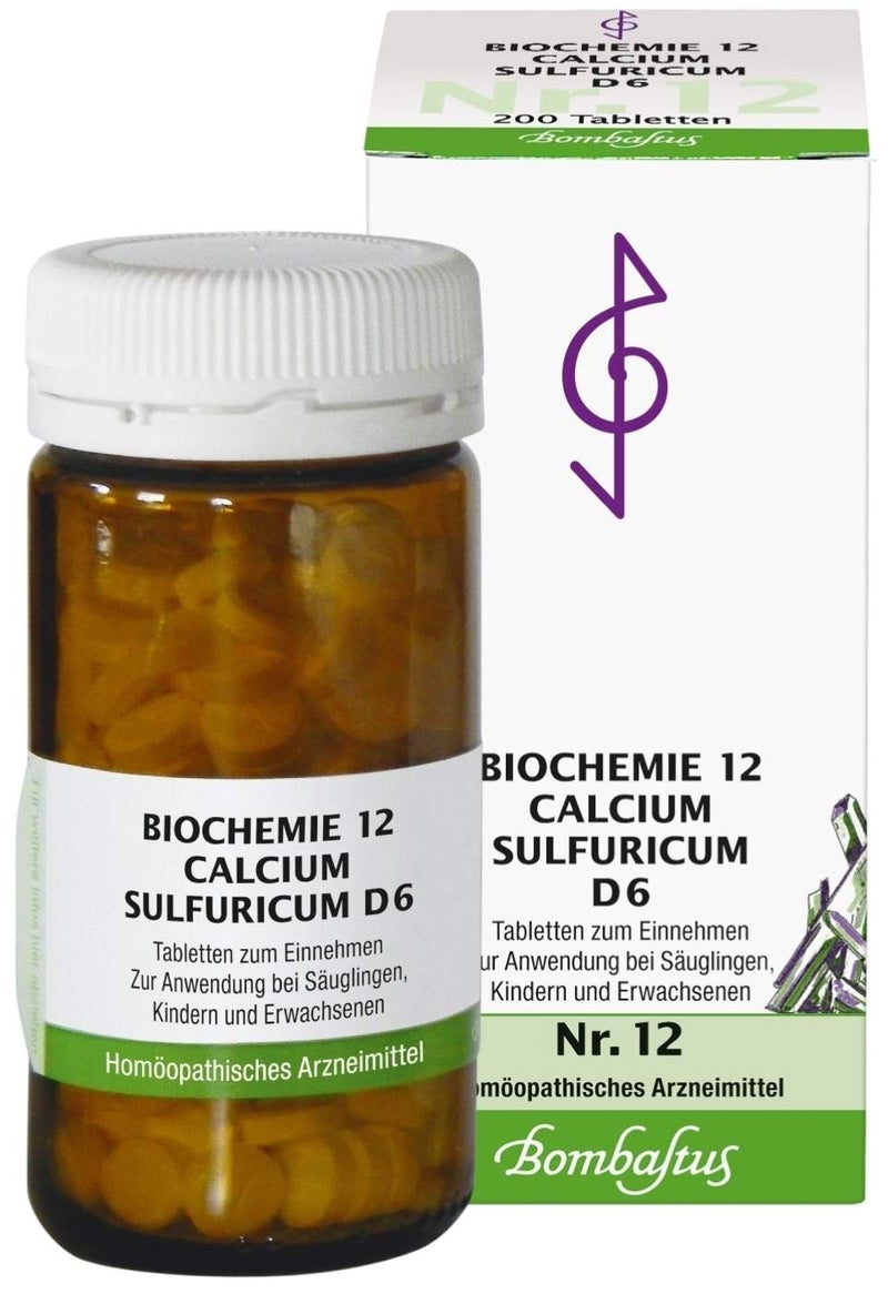 Biochemie Bombastus 12 Calcium Sulfuricum D 6 200 Tabletten
