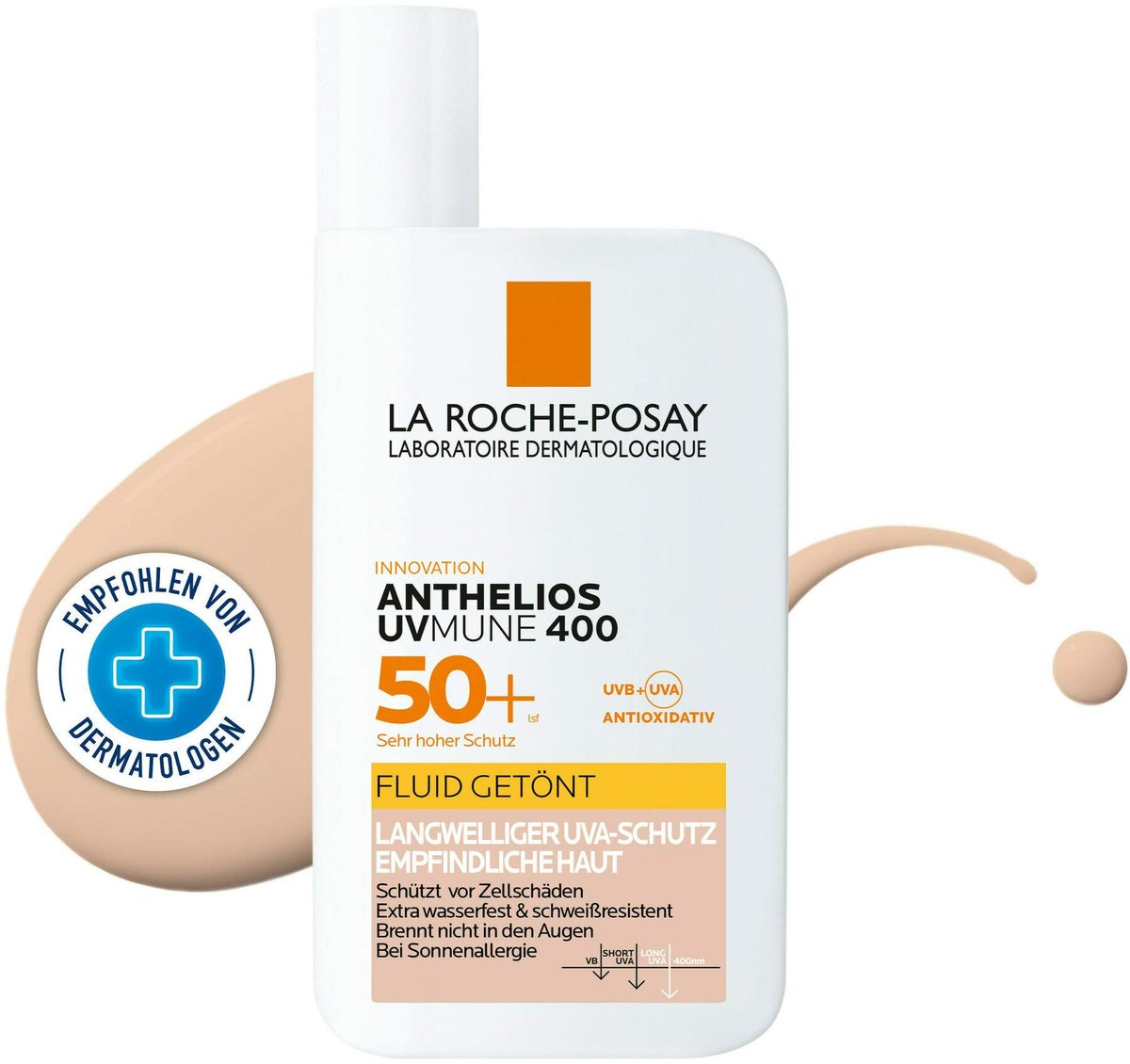 La Roche Posay Anthelios Invisible Fluid Getönt UVMune 400 LSF 50+ 50 ml