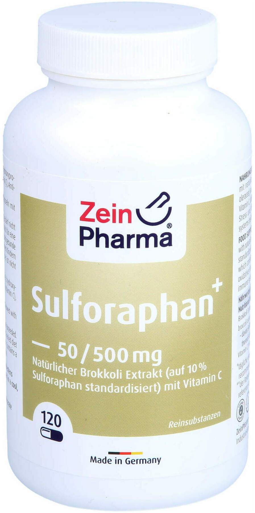 Sulforaphan Brokkoli+c 50 Pro 500 mg 120 Kapseln