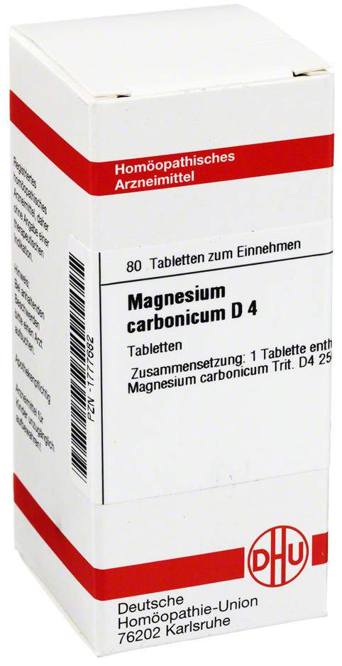 Magnesium Carbonicum D 4 Dhu 80 Tabletten