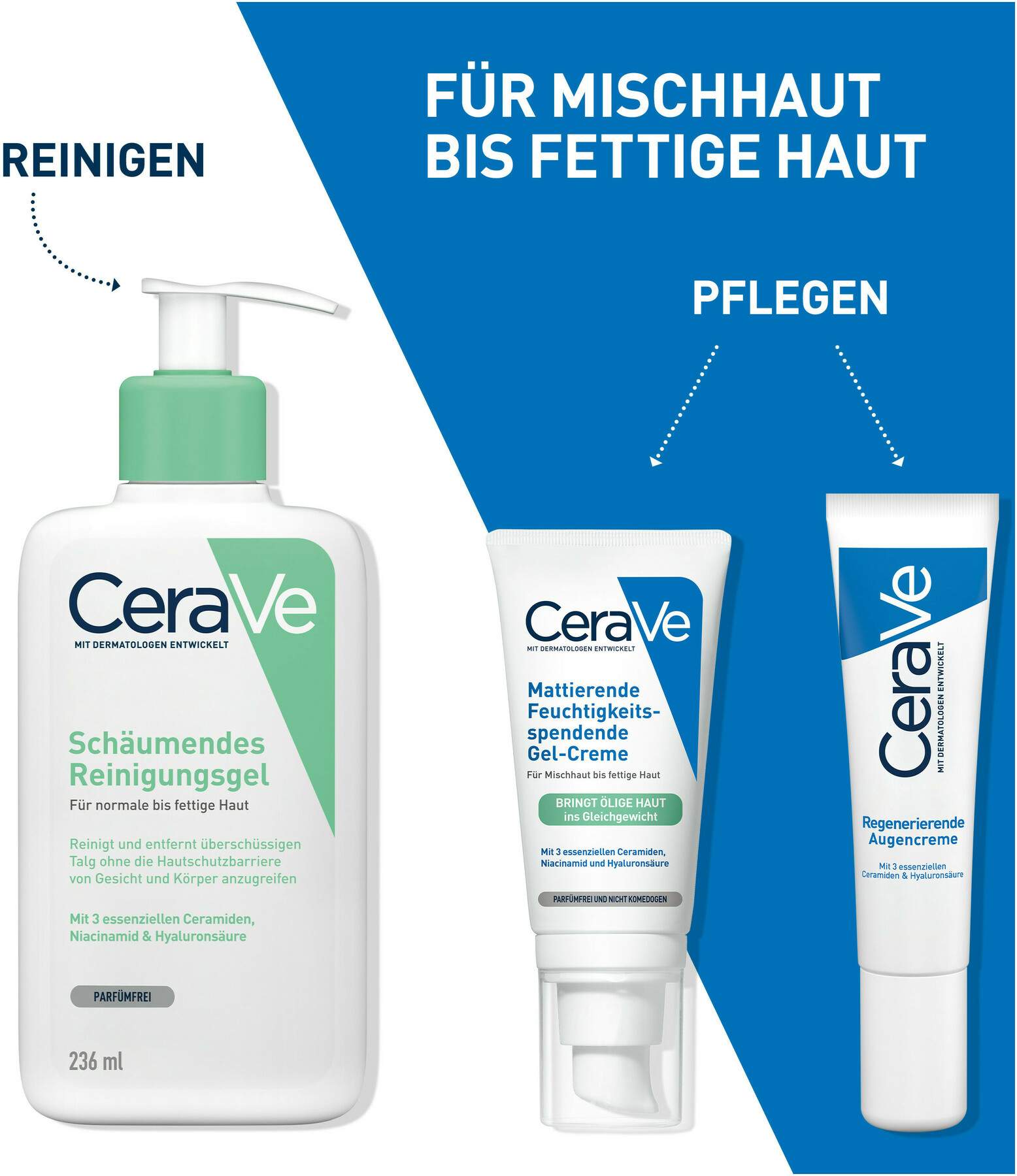 CeraVe Mattierende Feuchtigkeitsspendende Gel-Creme 52 ml
