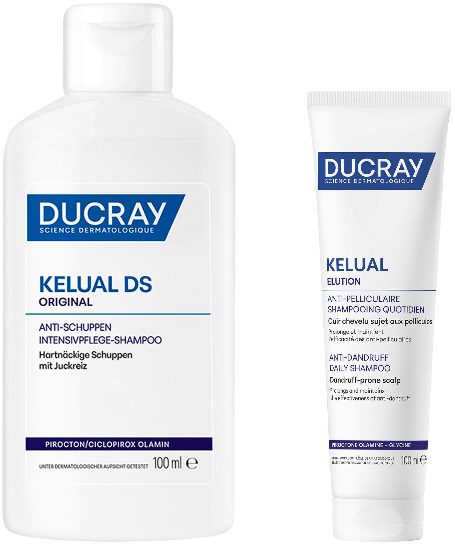 Ducray Kelual DS Shampoo 100 ml + gratis Ducray Elution ausgl. Shampoo 100 ml
