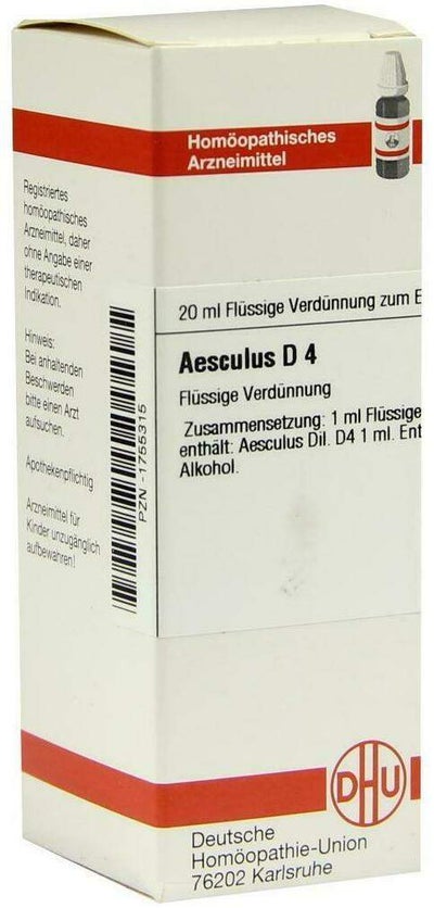 Dhu Aesculus D4 20 ml Dilution