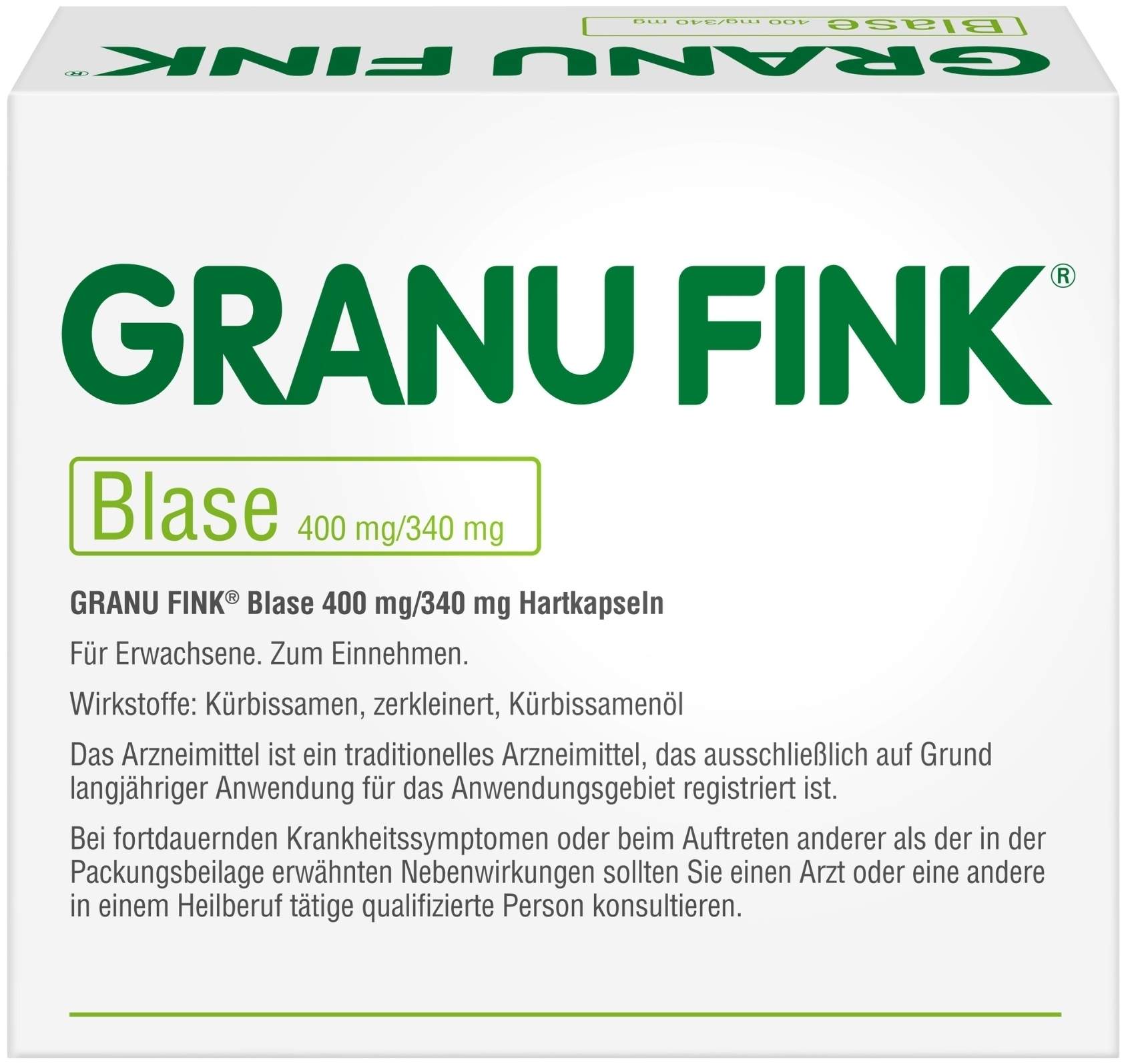 Granu Fink Blase 160 Hartkapseln