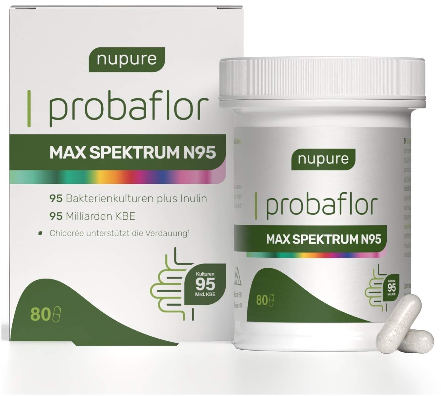 Nupure probaflor Max Spektrum N95 80 Kapseln