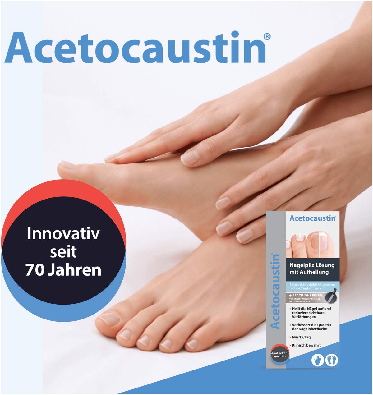 Acetocaustin Nagelpilz Lösung mit Aufhellung 9 ml
