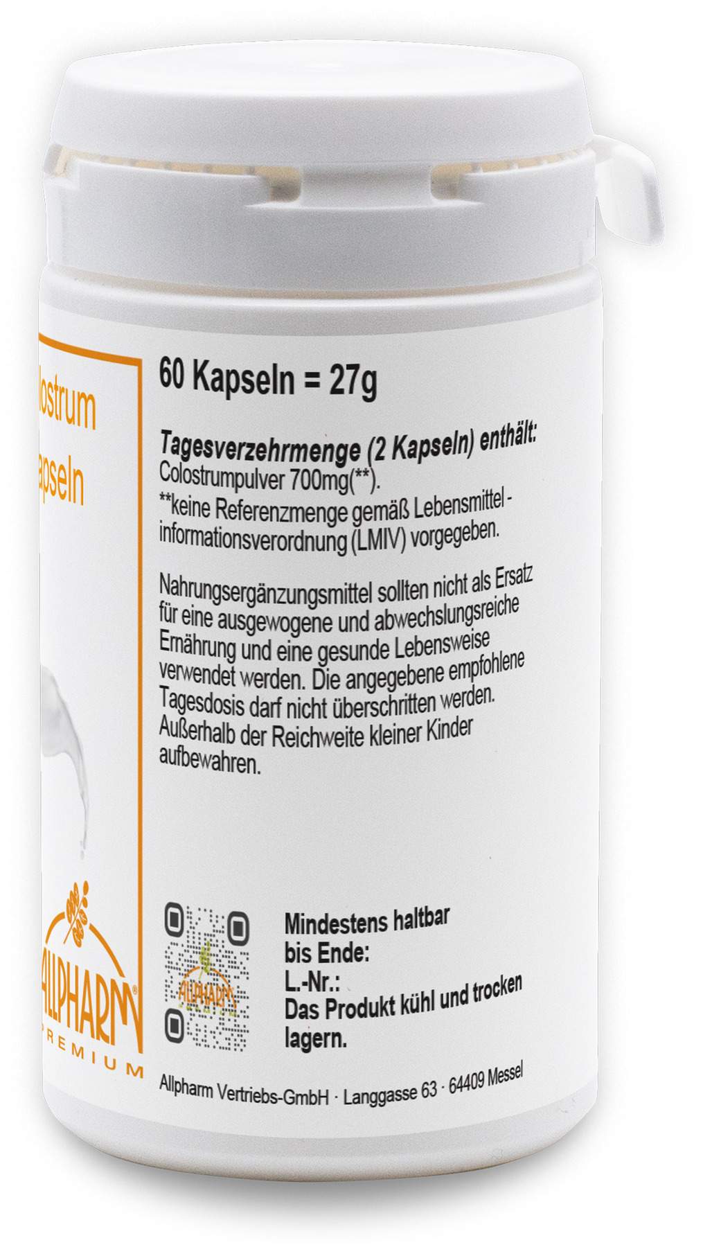 Colostrum 60 Kapseln