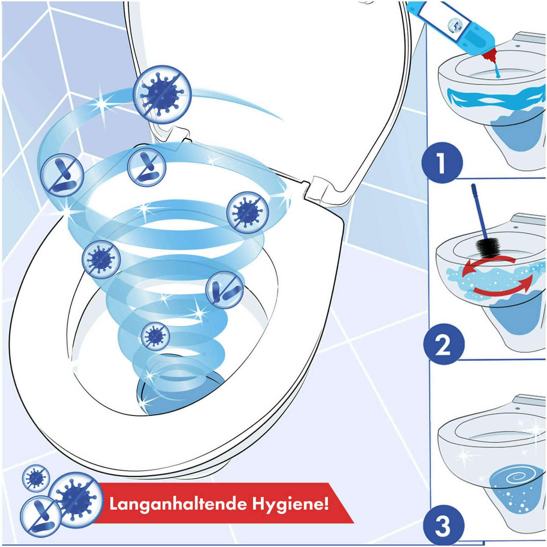 Captain Clean WC Zauber Gel mit Alpenduft 750 ml