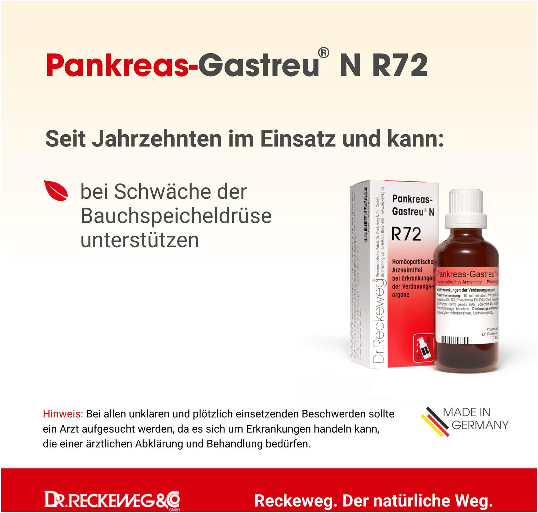 Pankreas Gastreu N R72 50 ml Tropfen zum Einnehmen