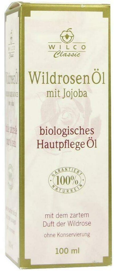 Wildrosenöl 100 % Naturrein Mit Jojoba 100 ml