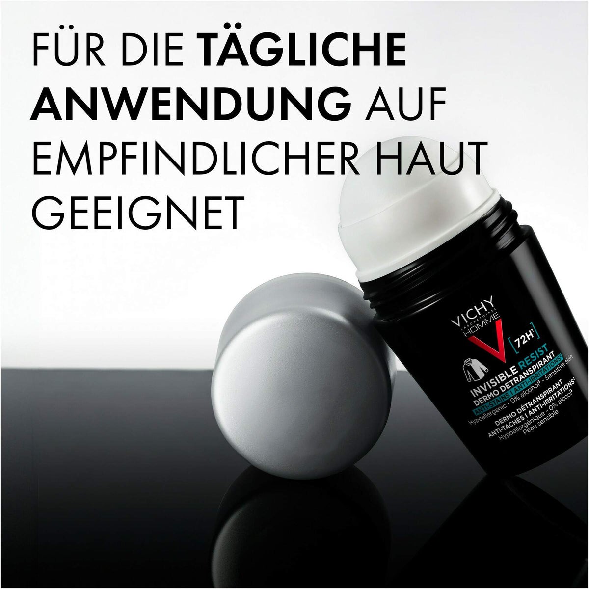 Vichy Homme Deo Roll On 72h Anti-Flecken Invisible 50 ml