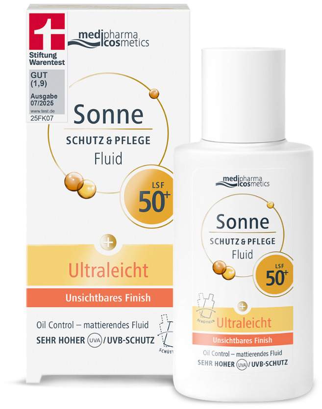 medipharma cosmetics Sonne Schutz & Pflege Fluid ultraleicht LSF 50+ 50 ml Lotion