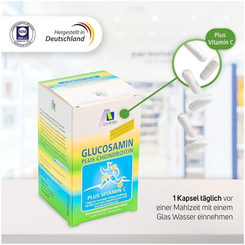 Glucosamin 500 mg + Chondroitin 400 mg 180 Kapseln