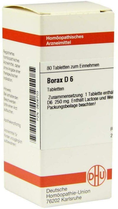 Dhu Borax D6 80 Tabletten