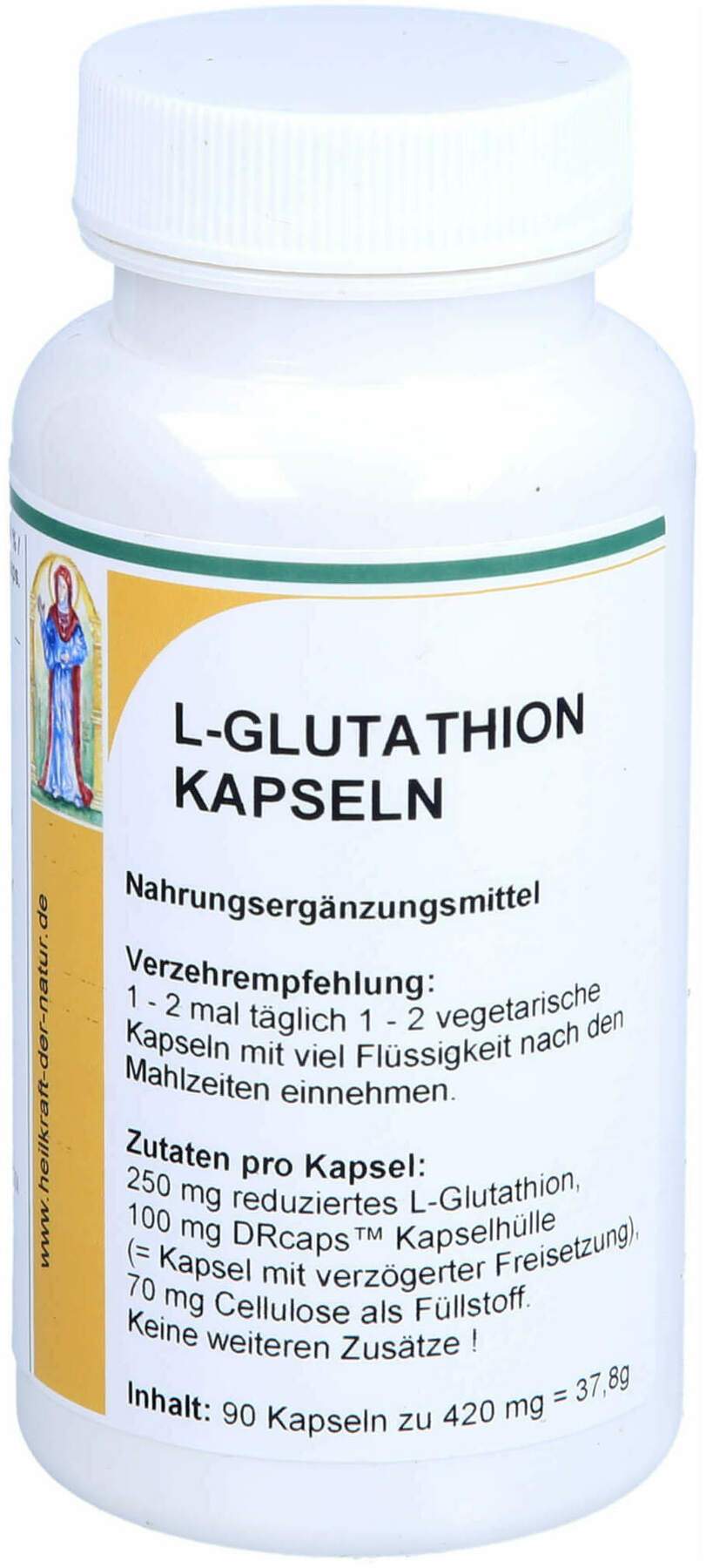 L-Glutathion 250 mg Reduziert 90 Kapseln