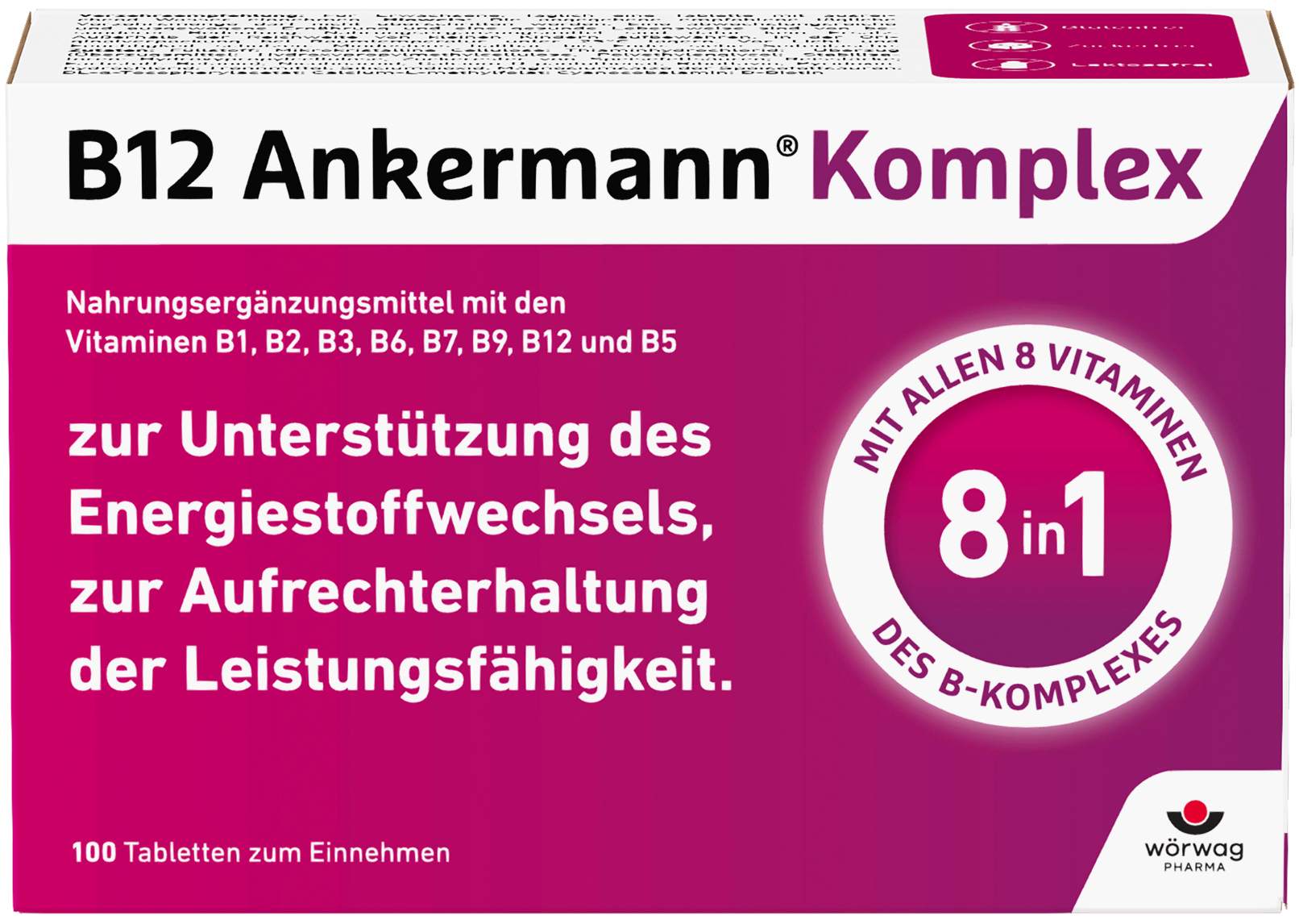 B12 Ankermann Komplex 500 µg 100 überzogene Tabletten