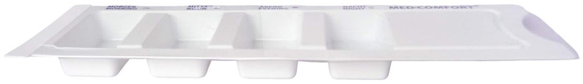 Medikamentenbox Mit Aufdruck 4 Kammern