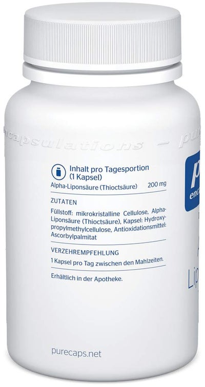 Pure Encapsulations Alpha Liponsäure 60 Kapseln