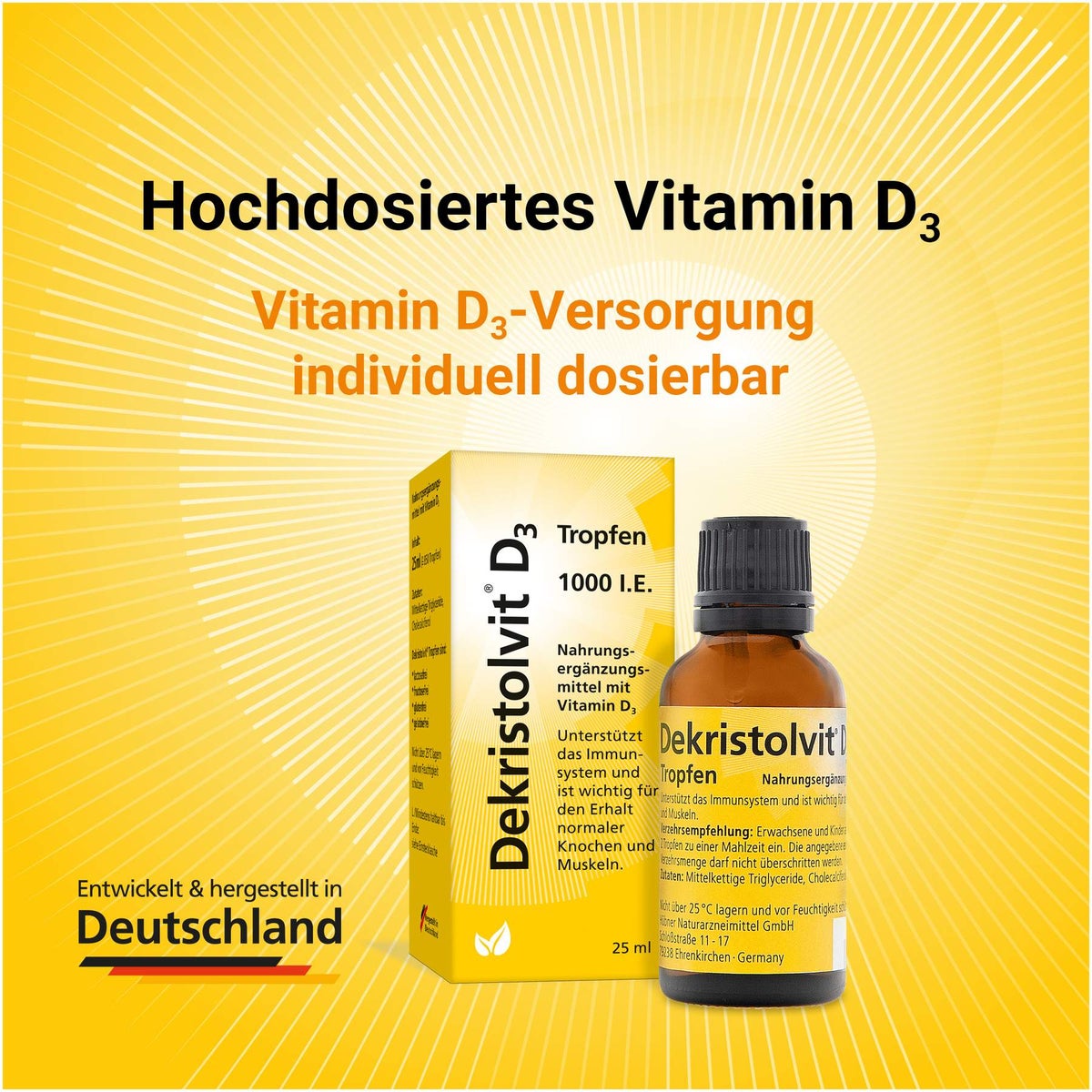 Dekristolvit D3 1.000 I.E. 25 ml Tropfen