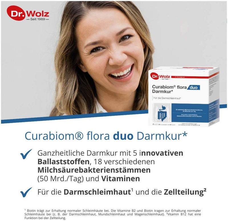 Curabiom Flora Duo Kombipackung 20 Beutel+40 Kapse