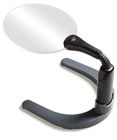 Möller-Therm LED-Standlupe mit abnehmbarem Fuß