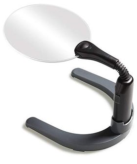 Möller-Therm LED-Standlupe mit abnehmbarem Fuß