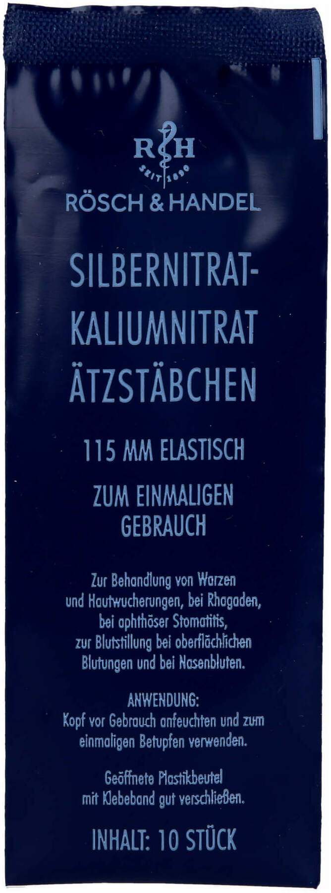 Silbernitrat-Kaliumnitr. Ätzstäb. Ätzstift 10 Stück