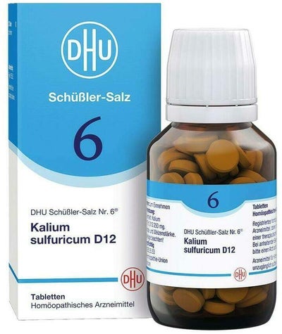 Dhu Schüßler-Salz Nr. 6 Kalium Sulfuricum D12  200 Tabletten