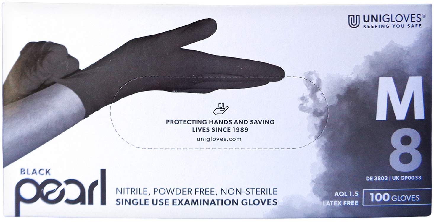 Handschuhe Einmal Nitril M Schwarz