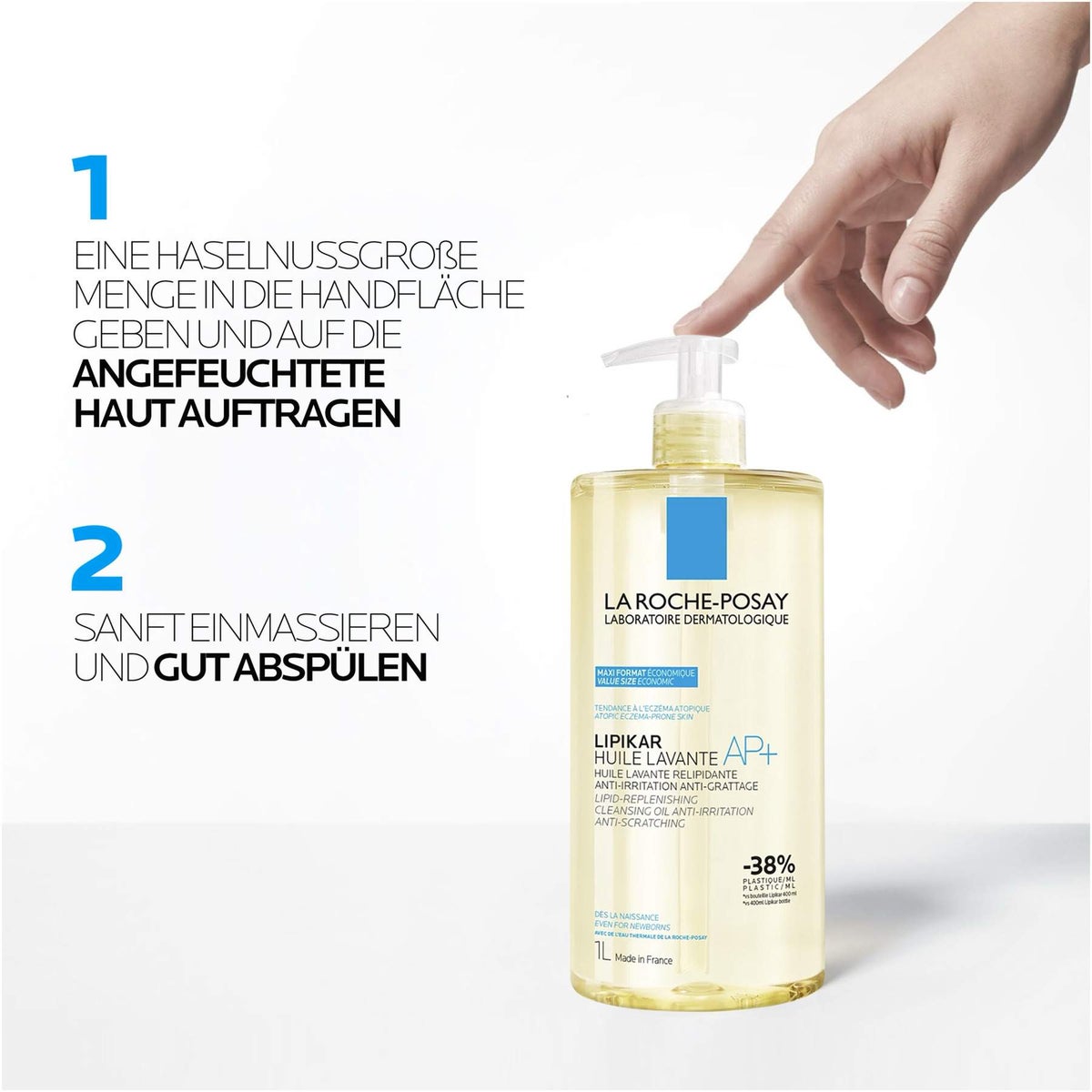 La Roche Posay Lipikar Dusch- und Badeöl AP+ 1000 ml