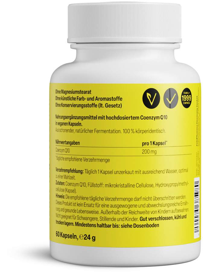 Coenzym Q10 Forte 200 mg Kapseln 60 Kapseln