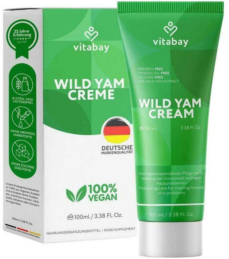 Wild Yams Creme M.64% Diosgenin Gesicht+körper