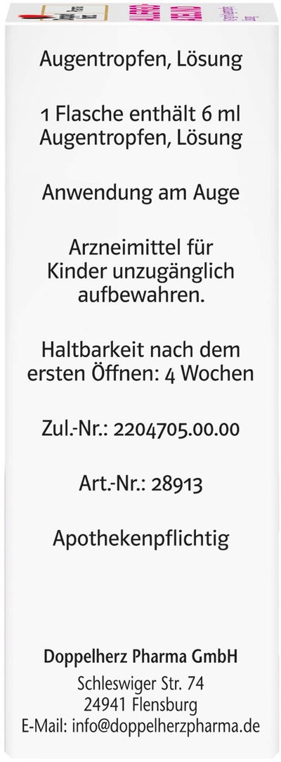 Allergo - Azelind 0,5 mg pro ml Doppelherz Pharma 6 ml Augentropfen
