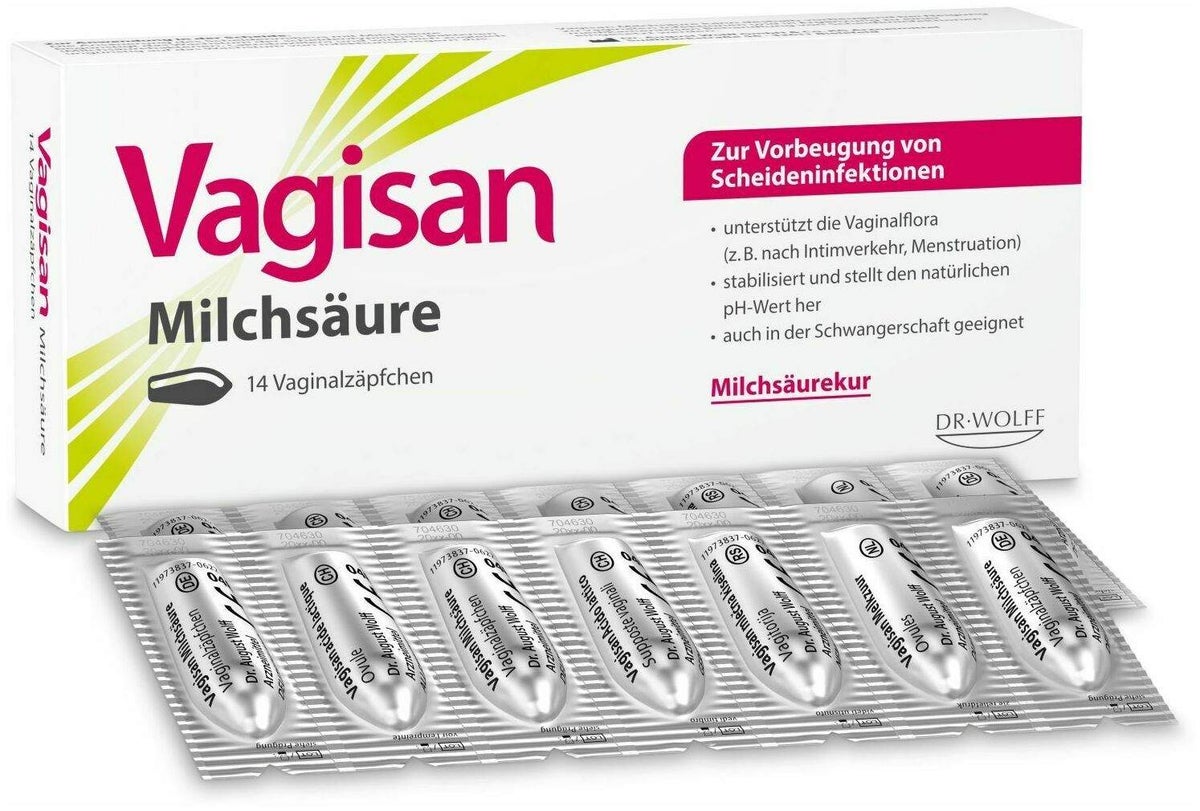 Vagisan Milchsäure 14 Vaginalzäpfchen