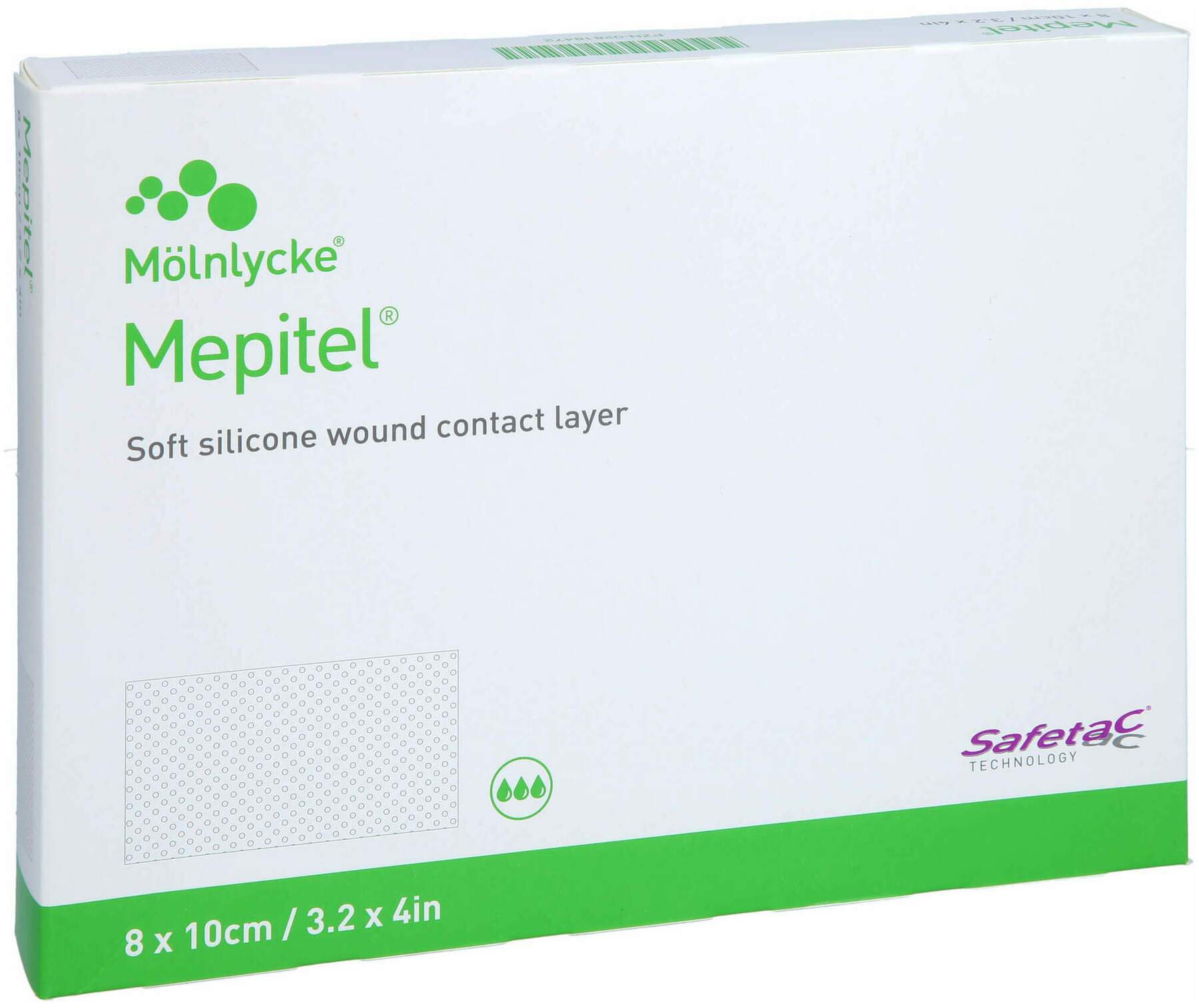 Mepitel Silikon Netzverband 8x10 cm Steril